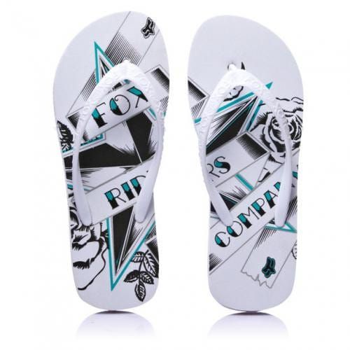 FOX  SAMPLE GIRLS COCO LOCO FLIP FLOP WHT 