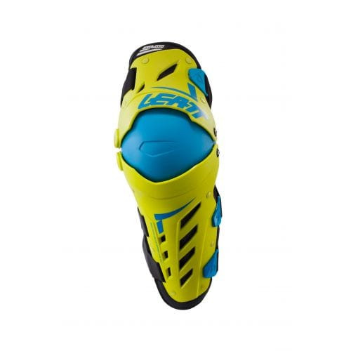 Genunchiere Leatt  KNEE & SHIN GUARD DUAL AXIS LIME/BLUE 