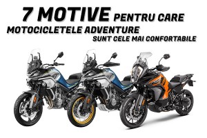 7 Motive pentru care motocicletele adventure sunt cele mai confortabile