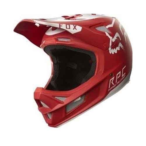 Casti  MTB-HELMET RAMPAGE PRO CARBON MOTH HELMET RED/WHITE