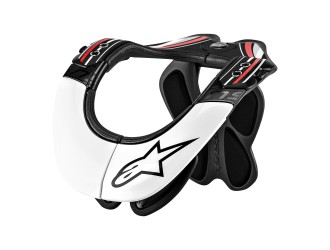  BNS PRO NECK SUPPORT BLACK/RED/WHITE