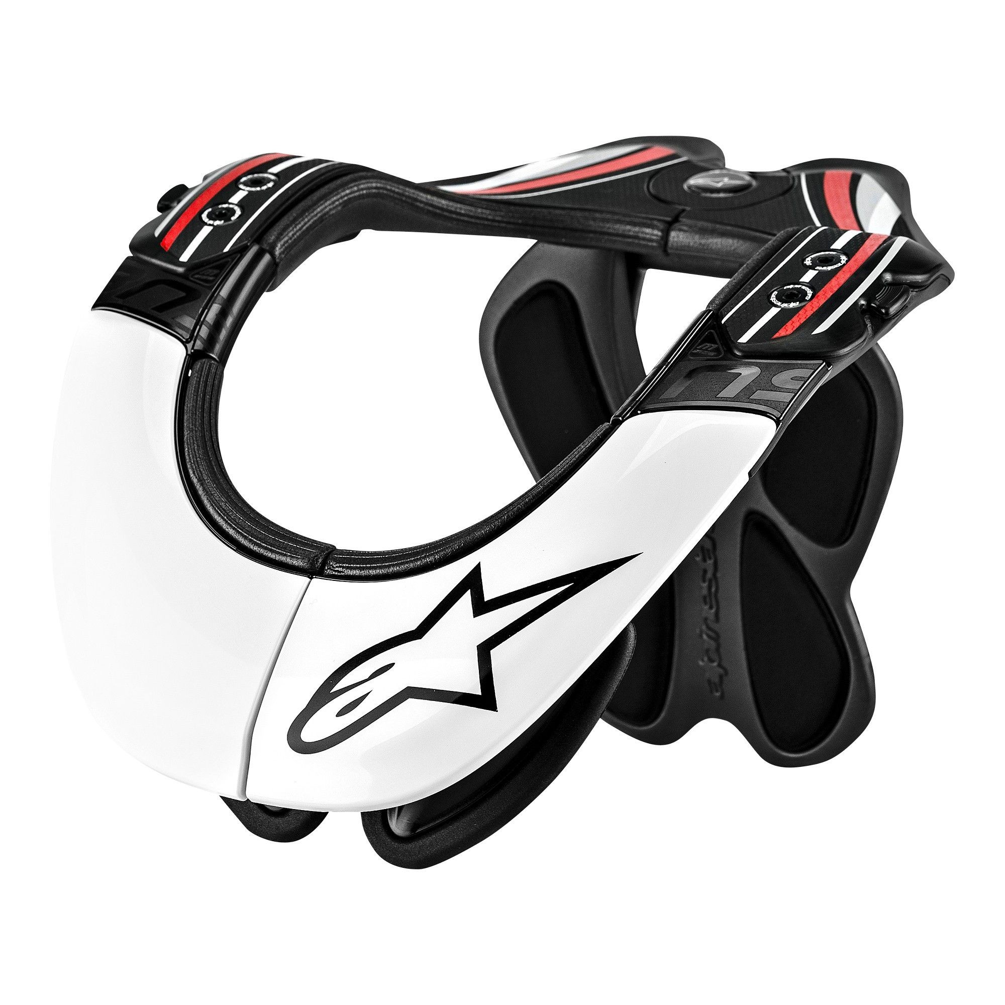  BNS PRO NECK SUPPORT BLACK/RED/WHITE