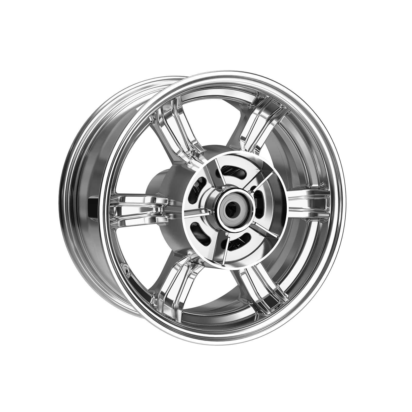 Can-am  Bombardier Chrome Rear Wheel All Spyder 2012 models and prior