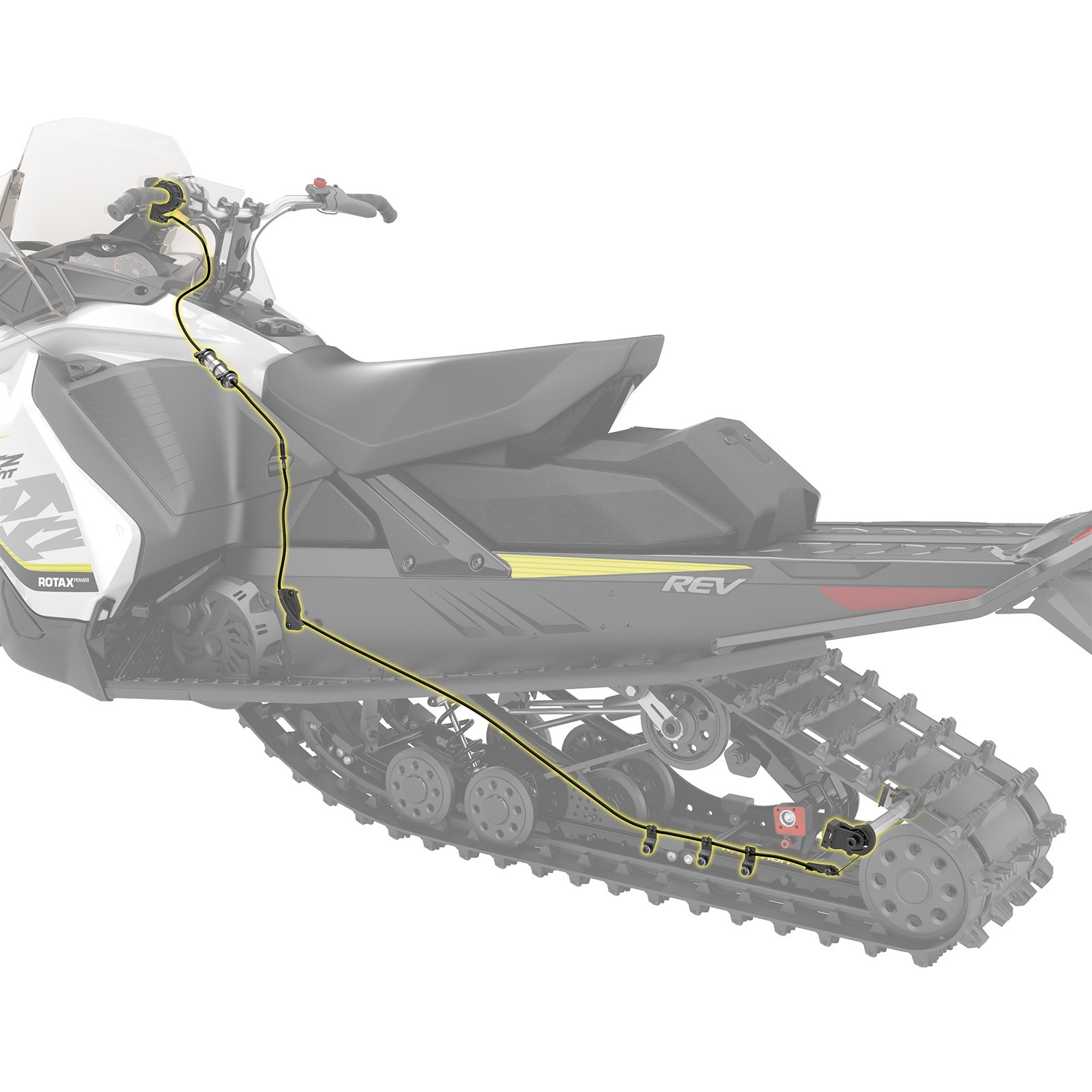 Can-am  Bombardier Reglarea blocului de cuplare la distanta (REV Gen4: 129 "si 137" cu suspensie spate rMotion)