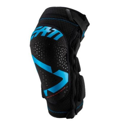 LEATT KNEE GUARD 3DF 5.0 ZIP FUEL/BLACK