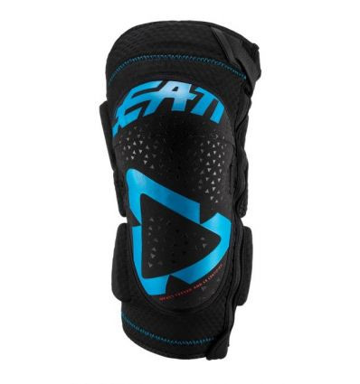 LEATT KNEE GUARD 3DF 5.0 ZIP FUEL/BLACK