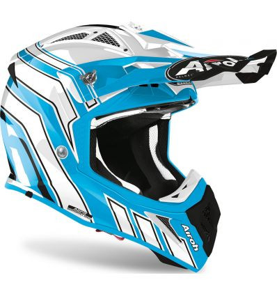 AIROH AVIATOR ACE ART AZURE GLOSS
