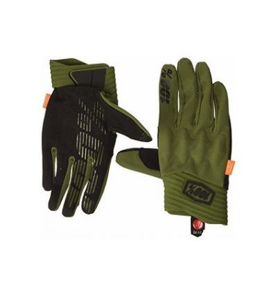 100% COGNITO Army Green/Black Gloves