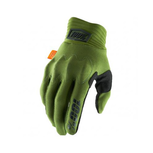 Manusi 100% COGNITO Army Green/Black Gloves
