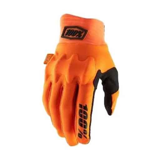 Manusi 100% COGNITO Fluo Orange/Black Gloves