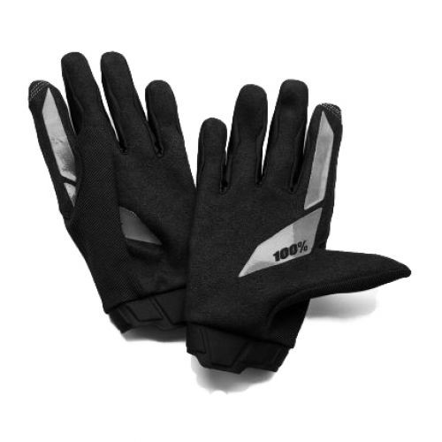 100% RIDECAMP Black Gloves