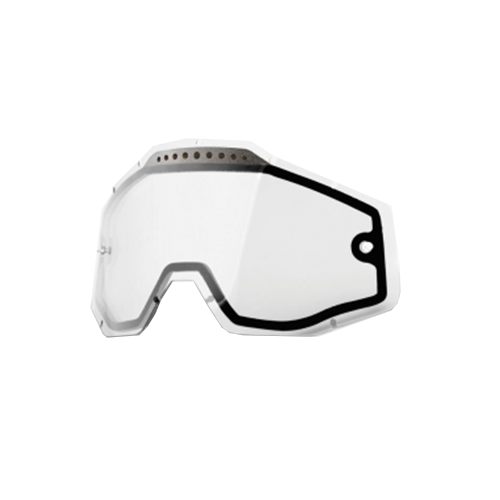 100% LENTILA dubla   OCHELARI 100% RACECRAFT / ACCURI / STRATA Replacement Lens Dual Pane Anti-Fog Vented Clear