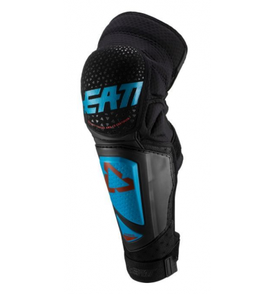 LEATT KNEE & SHIN GUARD 3DF HYBRID EXT FUEL/BLACK