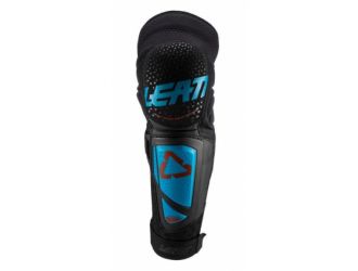 LEATT KNEE & SHIN GUARD 3DF HYBRID EXT FUEL/BLACK