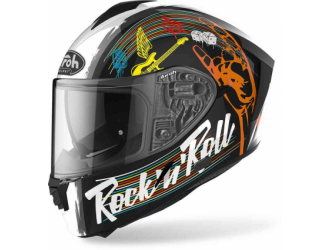 AIROH SPARK ROCK'N'ROLL BLACK GLOSS