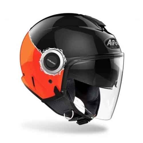 AIROH HELIOS FLUO BLACK/ORANGE GLOSS