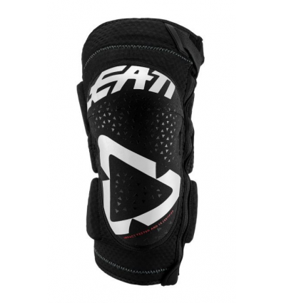 LEATT KNEE GUARD 3DF 5.0 ZIP WHT/BLACK