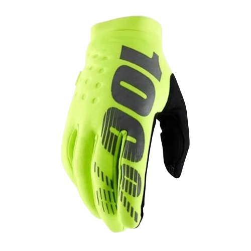 Manusi 100% BRISKER Gloves Fluo Yellow