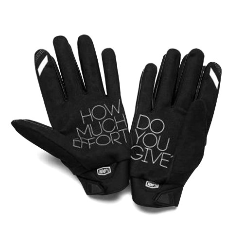 100% BRISKER Gloves Heather Grey