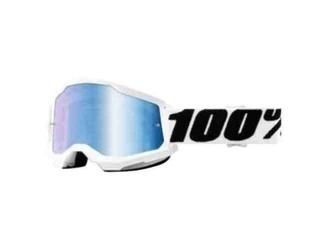 100% STRATA 2 Goggle Everest - Mirror Blue Lens