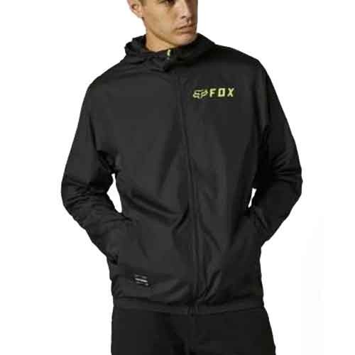 Geci FOX FOX GLASSED WINDBREAKER [BLK]