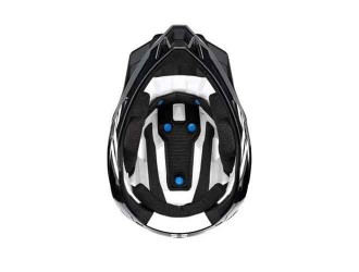 100% Trajecta Helmet W Fidlock Black/White