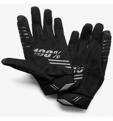 100% R-Core Gloves Black