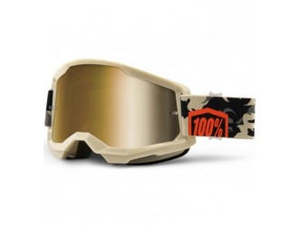 100% STRATA 2 Goggle Kombat True Gold Lens