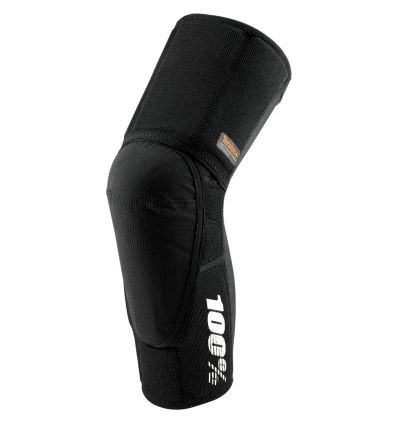 100% TERATEC PLUS Knee Guard Black Protection