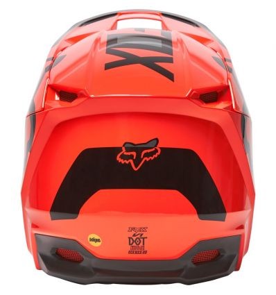 FOX V1 LUX HELMET, ECE [FLO ORG]