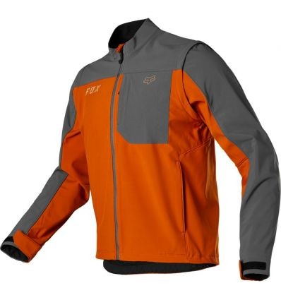 FOX LEGION SOFTSHELL JACKET [BRNT ORG]