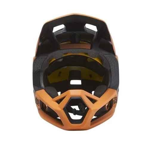 Casti FOX PROFRAME HELMET TUK, CE [BLK/GLD]