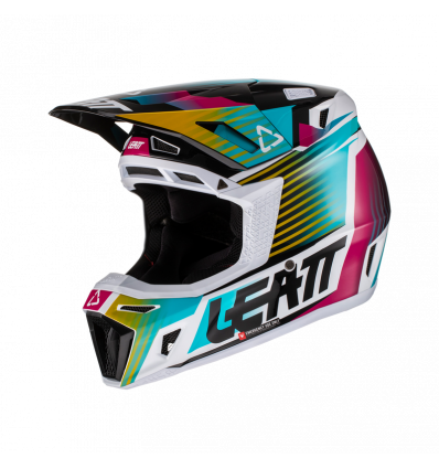 LEATT Helmet Kit Moto 8.5 V22 AQUA
