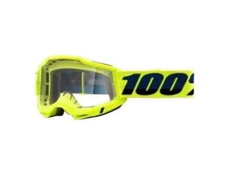 100% OCHELARI 100% ACCURI 2 Fluo Yellow Clear Lens