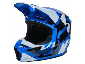 FOX V1 LUX HELMET, ECE [BLU]