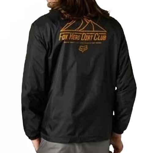 FOX HERO DIRT COACHES JACKET [BLK]