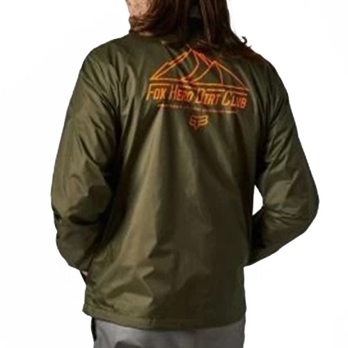 FOX HERO DIRT COACHES JACKET [FAT GRN]