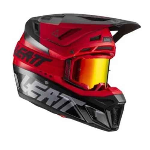 LEATT Helmet  and Goggle Kit Moto 8.5 V22 RED