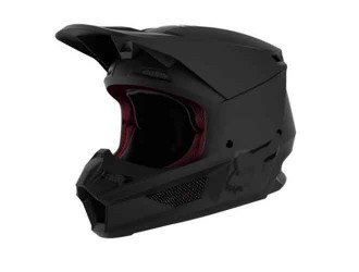 FOX YTH V1 MATTE BLACK HELMET, ECE [MT BLK]