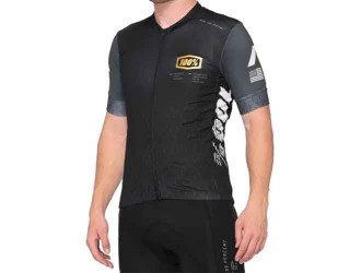 100% EXCEEDA Jersey Black/Charcoal Lycra Kits