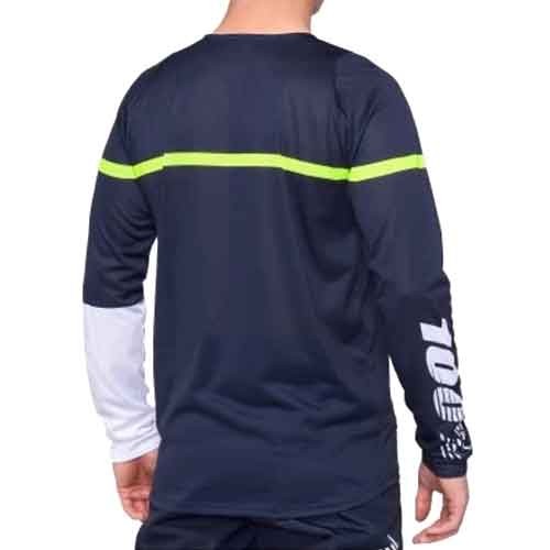 100% R-CORE Jersey Dark Blue/Yellow