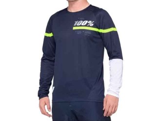 100% R-CORE Jersey Dark Blue/Yellow