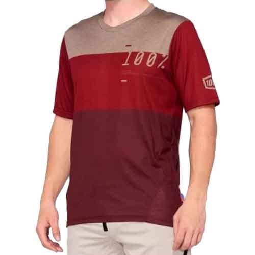 100% AIRMATIC Jersey Brick/Dark Red