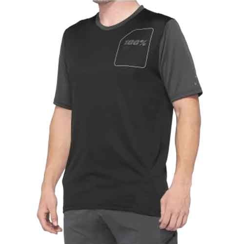 Lichidari stoc echipamente Bike 100% RIDECAMP Jersey Charcoal/Black