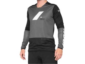 100% R-CORE X Jersey Charcoal/Black