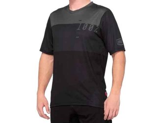 100% AIRMATIC Jersey Black/Charcoal