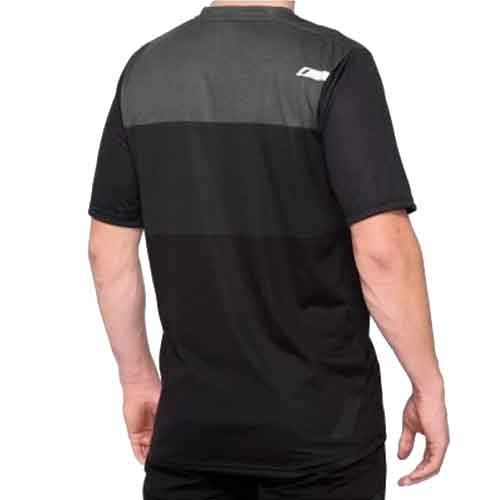 100% AIRMATIC Jersey Black/Charcoal