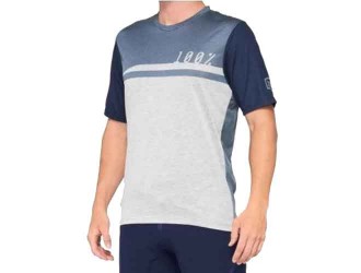 100% AIRMATIC Jersey Steel Blue/Grey