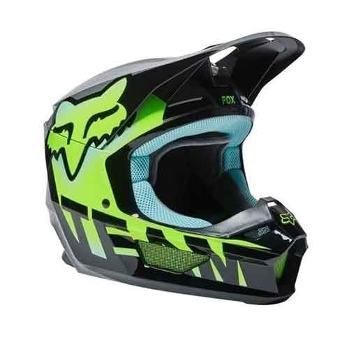 Casti FOX V1 TRICE HELMET, ECE [TEAL]