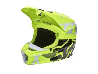 FOX YTH V1 SKEW HELMET, ECE [FLO YLW]